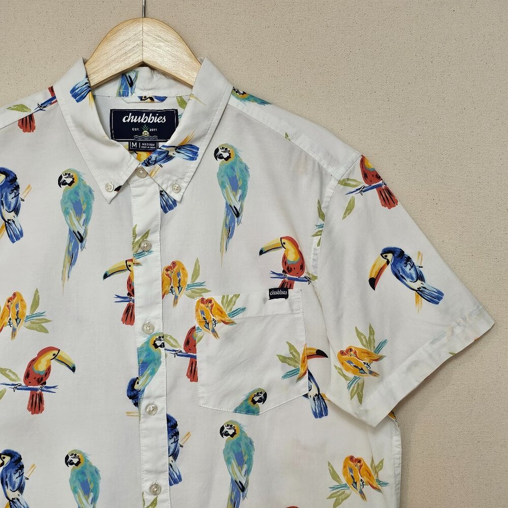 Chubbies Short Sleeve Regular Fit Button Down M - image 1
